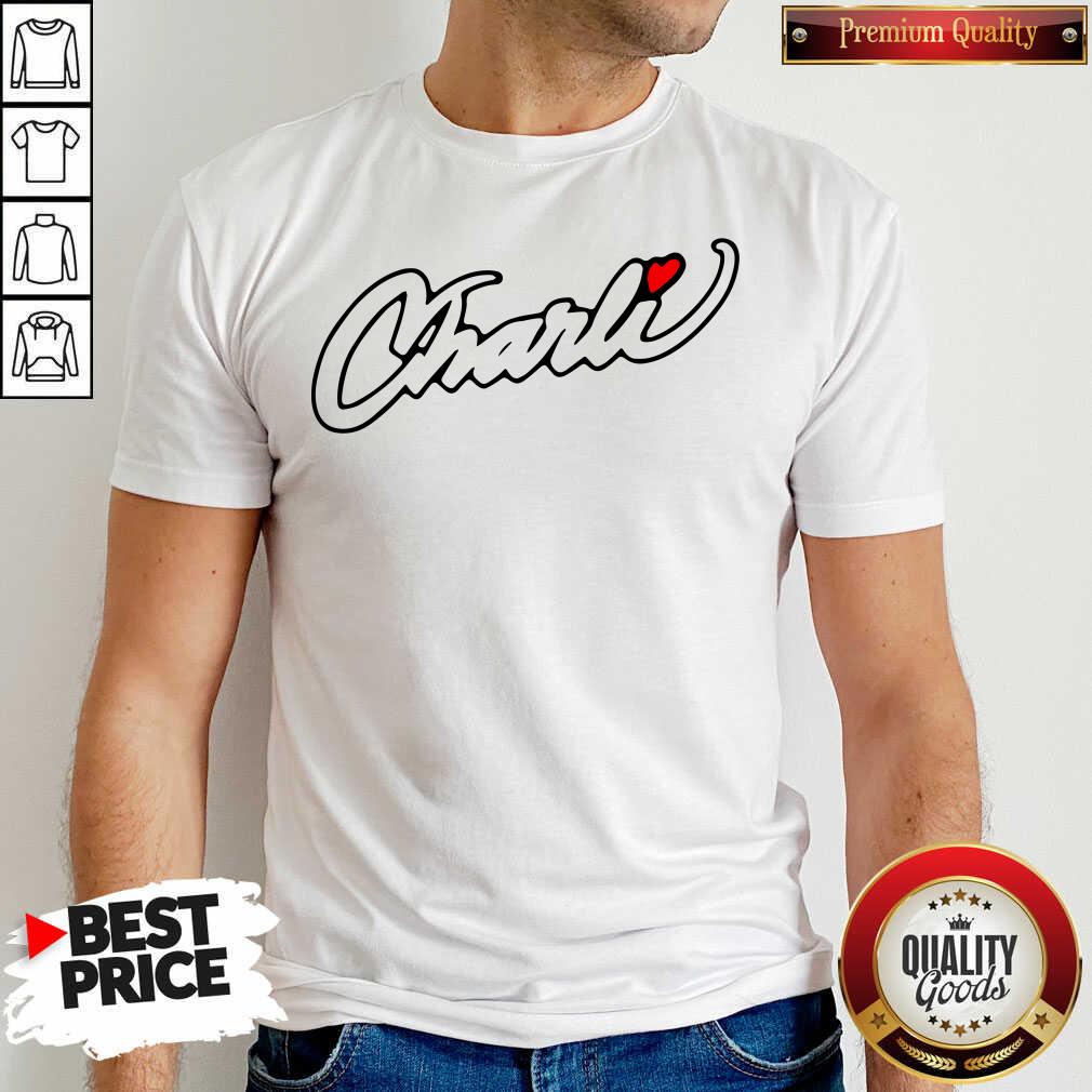 Hot Fake Charli Merch Charli Script Shirt Hot Fake Charli Merch Charli Script Shirt