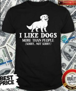 I Like Dogs More Than People Bernese Mountain Puppies Shirt
