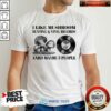 I Like Mushroom Hunting Vinyl Records 3 People Shirt