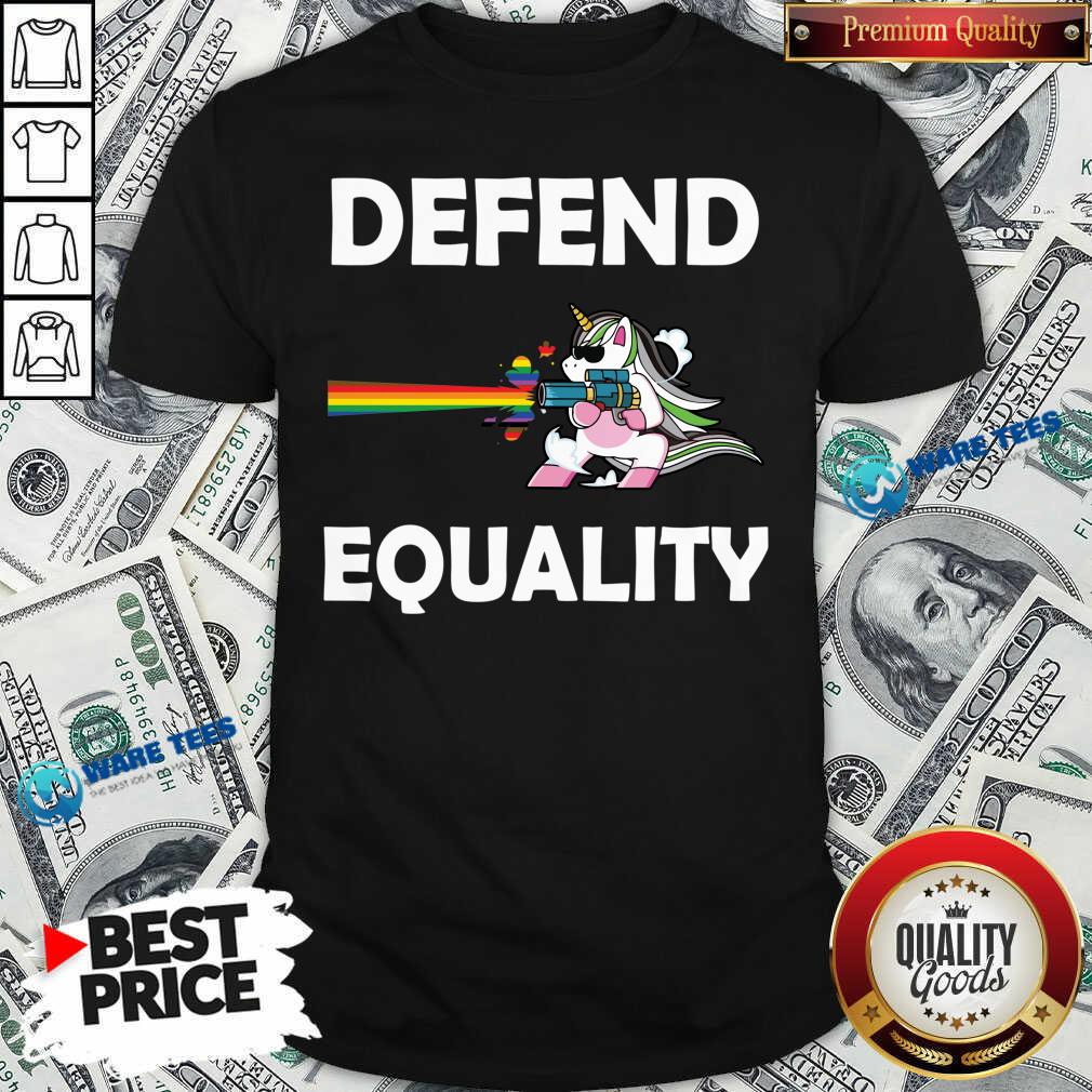 LGBT Unicorn Defend Equality Shirt LGBT Unicorn Defend Equality Shirt
