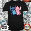 Nice Couple Stitch Angel Love Shirt
