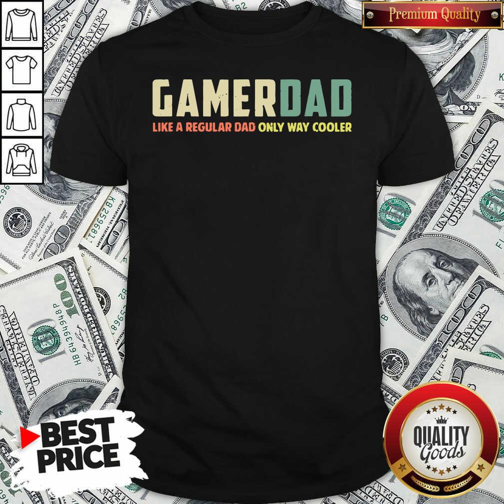 Nice Gamer Dad Retro Like A Regular Dad Father’s Day Shirt - Waretees Nice Gamer Dad Retro Like A Regular Dad Father’s Day Shirt - Waretees
