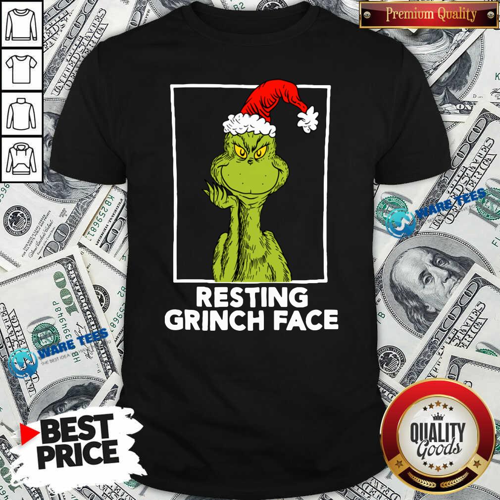 Nice Grinch Santa Resting Grinch Face Shirt Nice Grinch Santa Resting Grinch Face Shirt