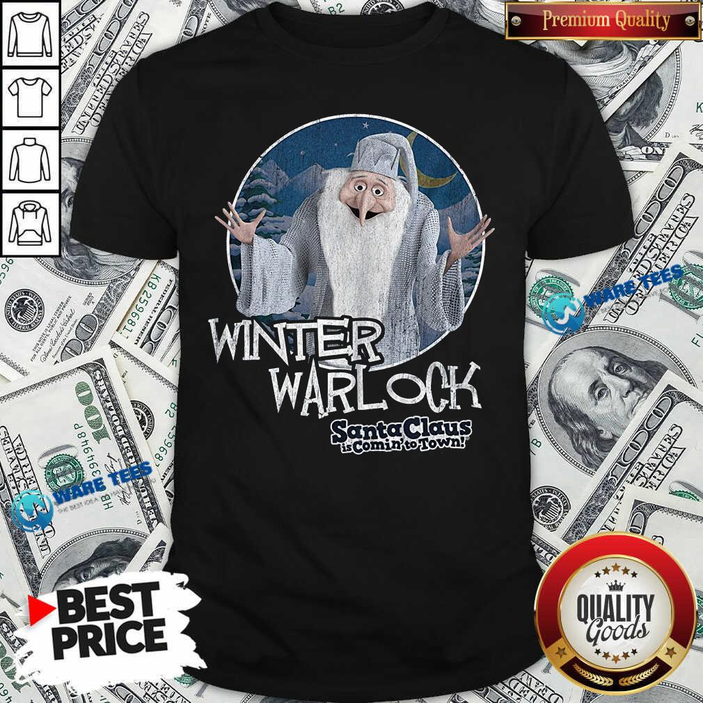 Nice Santa Claus Is Comin To Town Winter Warlock Shirt Nice Santa Claus Is Comin To Town Winter Warlock Shirt