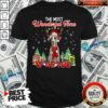 Nice Whippet The Most Wonderful Time Of The Year Ugly Christmas Shirt