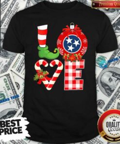 Official Love Flag Of Tennessee State Christmas Shirt