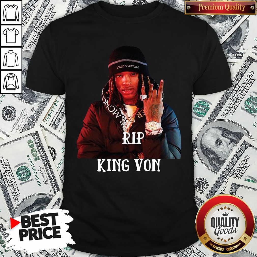 Official Rip King Von Shirt Official Rip King Von Shirt