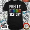Official Sketchy Color Pencils Painter Artist Shirt