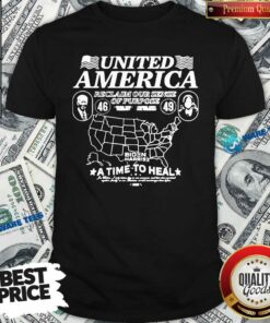 Original Biden Harris United America Reclaim Time To Heal Shirt