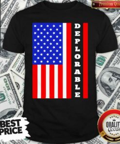 Original Deplorable American Flag Shirt – Waretees