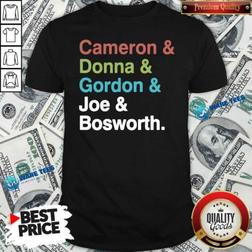Original Halt And Catch Fire Cast Names Cameron Joe Donna Gordon Graphic Shirt