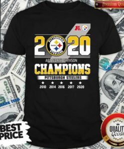 Perfect Pittsburgh Steelers Afc North Division Champions 2010 2020 Shirt