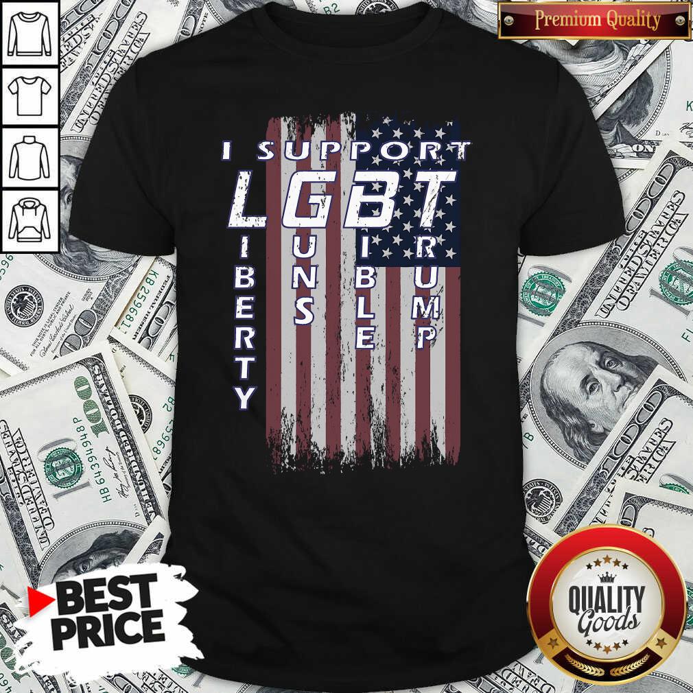 Premium I Support Liberty Guns Bible Trump American Flag Patriotic Shirt - Waretees Premium I Support Liberty Guns Bible Trump American Flag Patriotic Shirt - Waretees