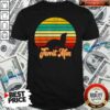 Pretty Ferret Mom Retro Vintage Style Ferret Parent Shirt