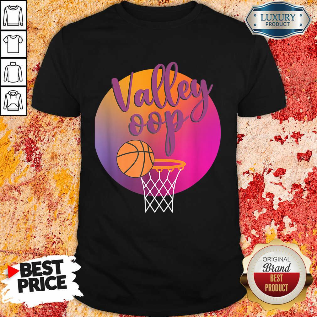 The Valley Oop Phoenix Basketball Retro Sunset Shirt The Valley Oop Phoenix Basketball Retro Sunset Shirt
