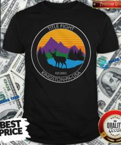 Top Cold Cuts Merch Title Fight Deer Shirt