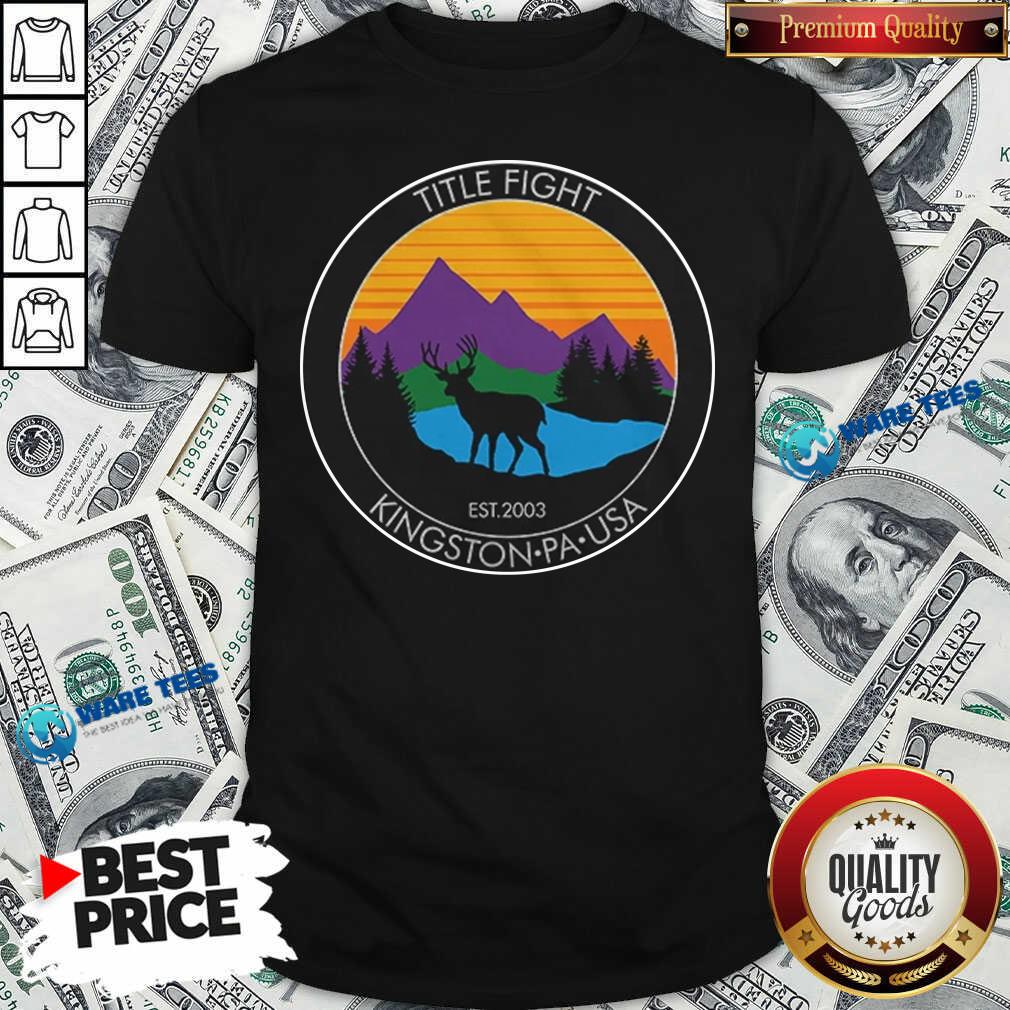 Top Cold Cuts Merch Title Fight Deer Shirt Top Cold Cuts Merch Title Fight Deer Shirt