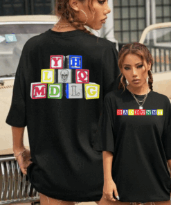 Bad Bunny Letter Block T-shirt