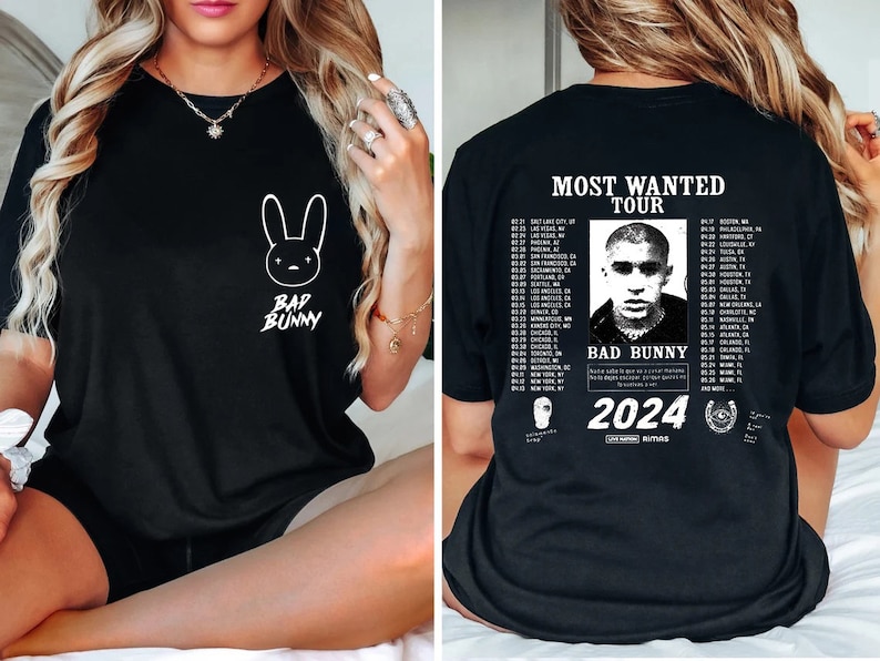 Bad Bunny Most Wanted Tour Shirt, Nadie Sabe lo que va pasar manana, Bad Bunny Concert Shirt, Bad Bunny Shirt, Bad Bunny Merch, Bad Bunny Bad Bunny Most Wanted Tour Shirt, Nadie Sabe lo que va pasar manana, Bad Bunny Concert Shirt, Bad Bunny Shirt, Bad Bunny Merch, Bad Bunny