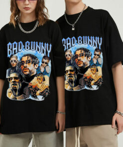 Bad Bunny T-shirts – Vintage Graphic Bad Bunny Printed T-shirt