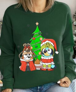 Bluey and Bingo Family Merry Christmas 2023 Tee  Bluey Family Christmas  Bingo Merry Christmas  Christmas Bluey Bingo  Bluey Kids Shirt