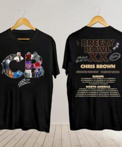 Chris Brown Breezy Bowl XX Tour T-Shirt, Chris Brown Album Shirt, Chris Brown Fan Gift