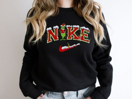Christmas Sweatshirt Grinch Snowman Christmas Shirt, Family Christmas Shirt