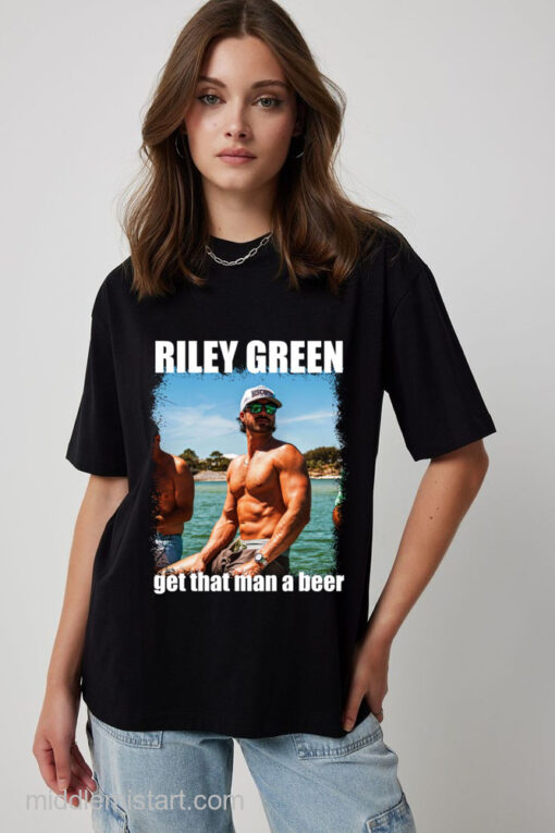 DTF Riley Green Shirt, Country Music Gift, Custom T-Shirt, Music Fan Tee, Personalized Band Shirt
