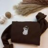 Embroidered Western Ghost Sweatshirt