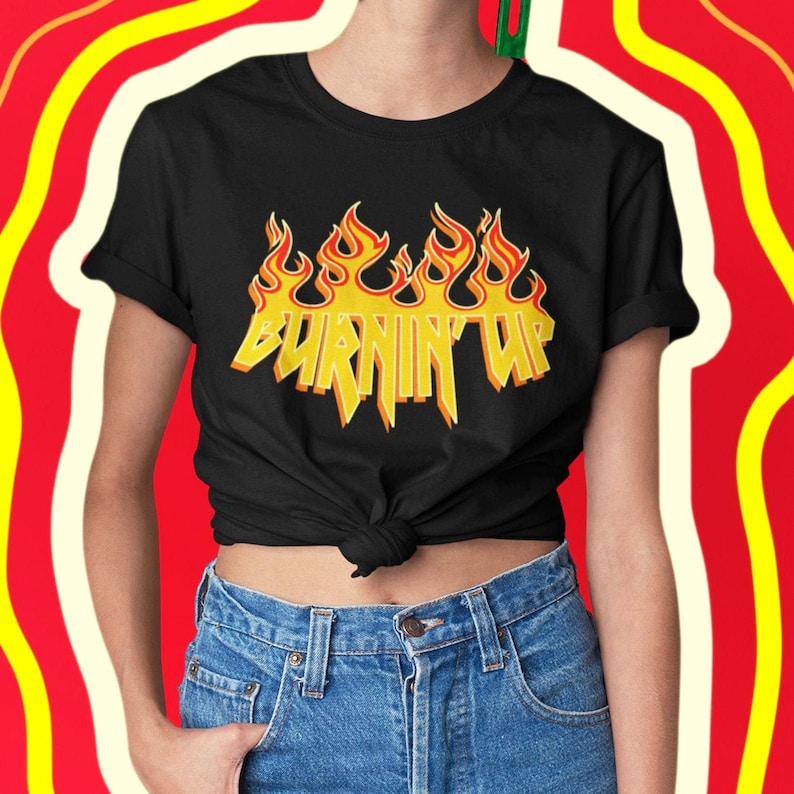Flame Burnin' Unisex Tee Shirt Flame Burnin' Unisex Tee Shirt