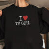 I Love TV Girl Shirt
