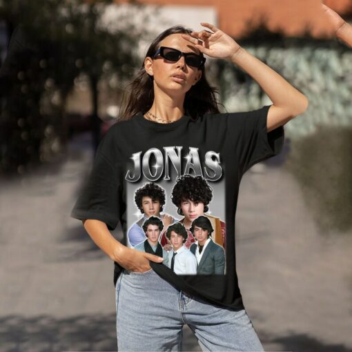 JONAS BROTHER Curly Hair Shirt