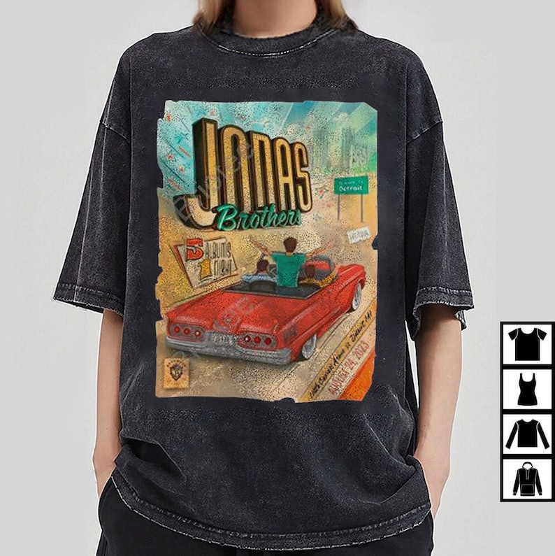 Jonas Brother The Tour Detroit Shirt Jonas Brother The Tour Detroit Shirt