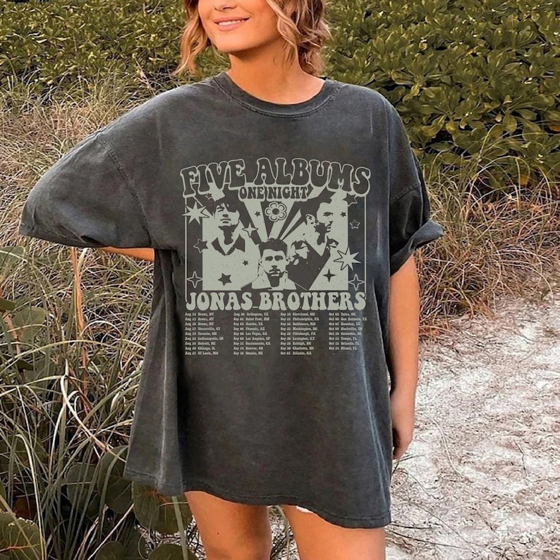 Jonas Brothers 2023 Tour Shirt, Jonas 90's Tee Jonas Brothers 2023 Tour Shirt, Jonas 90's Tee