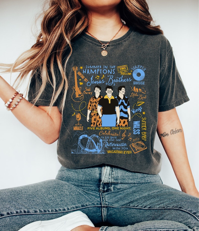 Jonas Brothers Concert Shirt For Fan Jonas Brothers Concert Shirt For Fan