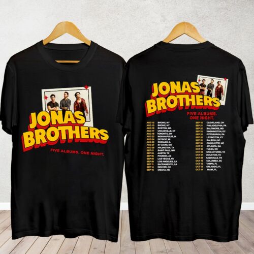 Jonas Brothers Five Albums One Night 02 Shirt Jonas Brothers Five Albums One Night 02 Shirt