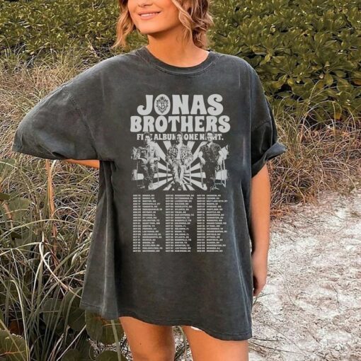 Jonas Brothers Shirt, Jonas Five Albums One Night Tour Shirt