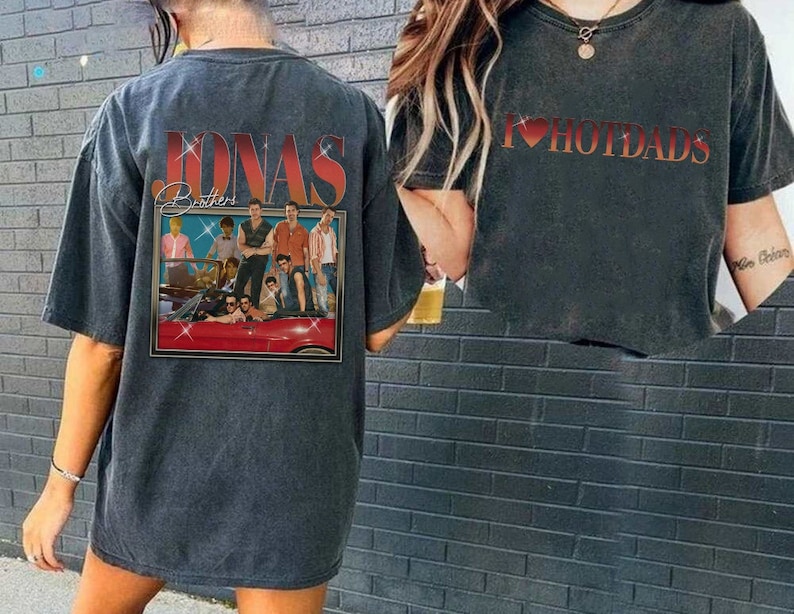 Jonas Brothers T-Shirt, Jonas Five Albums One Night Tour Shirt Jonas Brothers T-Shirt, Jonas Five Albums One Night Tour Shirt