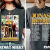 Jonas Brothers Two Sided Shirt, Five Albums One Night Tour Shirt