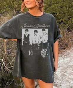 Jonas Brothers Vintage Shirt, Jonas Five Albums One Night Tour Shirt