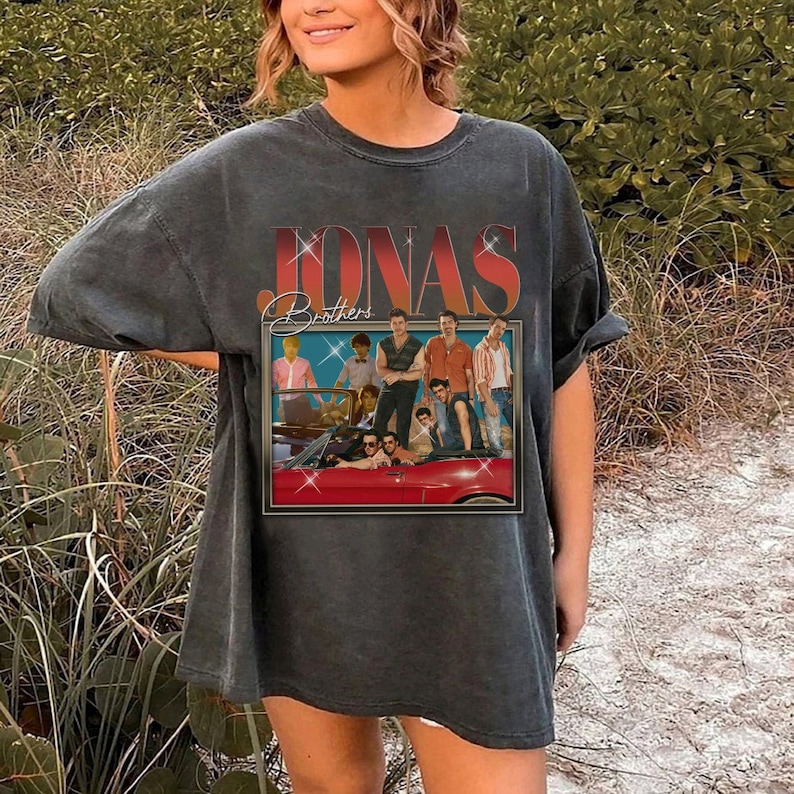 Jonas Brothers Vintage T-Shirt, Jonas Five Albums One Night Tour Shirt, Jonas Brothers 2023 Tour Shirt, Jonas 90's Tee, Nick Joe Kevin Jonas Jonas Brothers Vintage T-Shirt, Jonas Five Albums One Night Tour Shirt, Jonas Brothers 2023 Tour Shirt, Jonas 90's Tee, Nick Joe Kevin Jonas