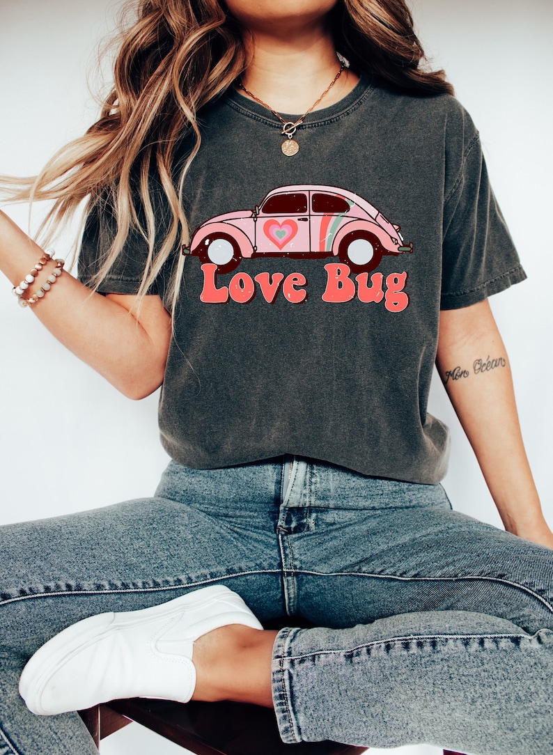 Love Bug T-shirt, Vintage Car Shirt Love Bug T-shirt, Vintage Car Shirt