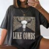 Luke Combs Bullhead T-Shirt, Luke Combs Retro 90s Shirt