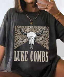 Luke Combs Bullhead T-Shirt, Luke Combs Retro 90s Shirt