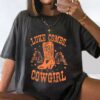 Luke Combs Cowgirl Vintage T-Shirt, Luke Combs retro style Shirt