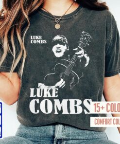 Luke Combs with Guitar Shirt, Luke Combs Concert Shirt