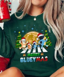 Merry Bluey Mas Christmast Shirt