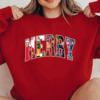Merry Christmas Movie Sweatshirt, Christmas Movie Sweatshirt, Christmas Friends Movie Characters Sweatshirt, Friends Movie Christmas Shirt