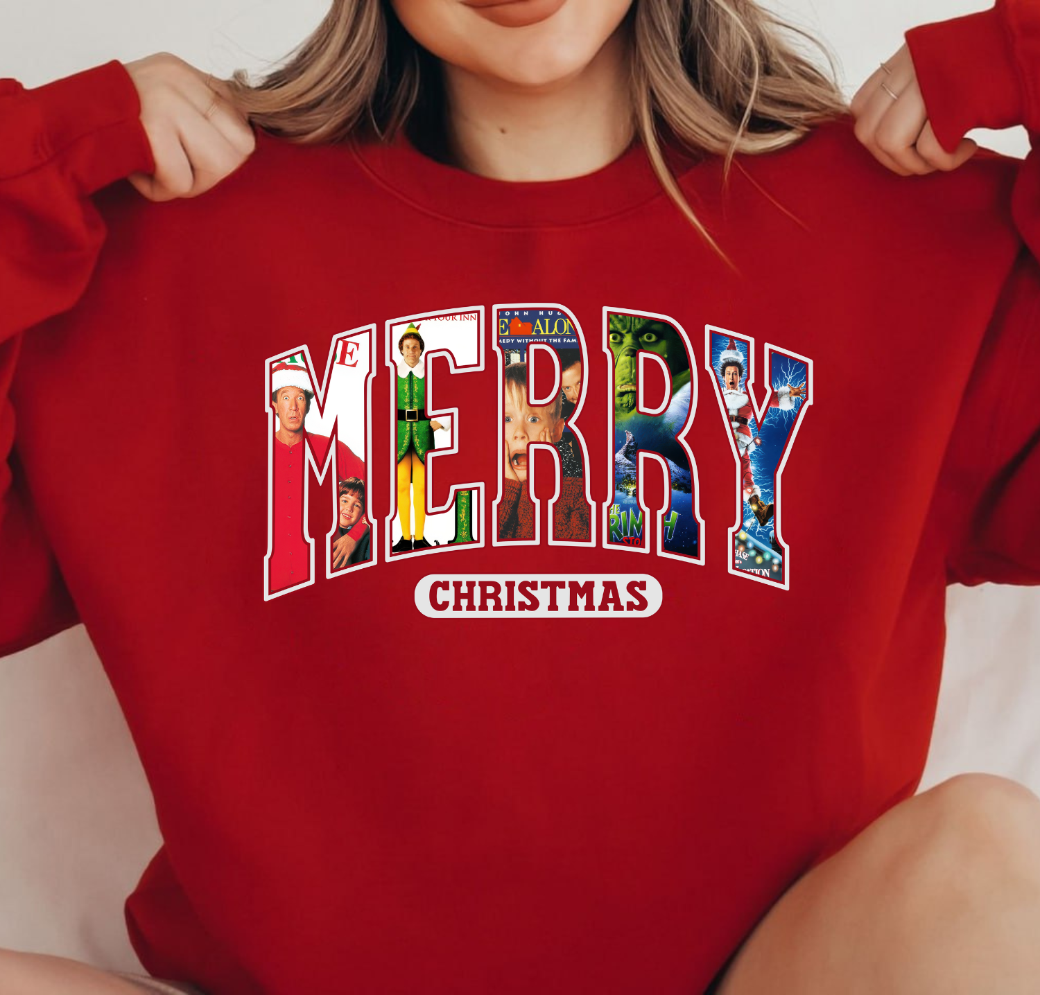 Merry Christmas Movie Sweatshirt, Christmas Movie Sweatshirt, Christmas Movie Characters Sweatshirt, Friends Movie Christmas Shirt Merry Christmas Movie Sweatshirt, Christmas Movie Sweatshirt, Christmas Movie Characters Sweatshirt, Friends Movie Christmas Shirt