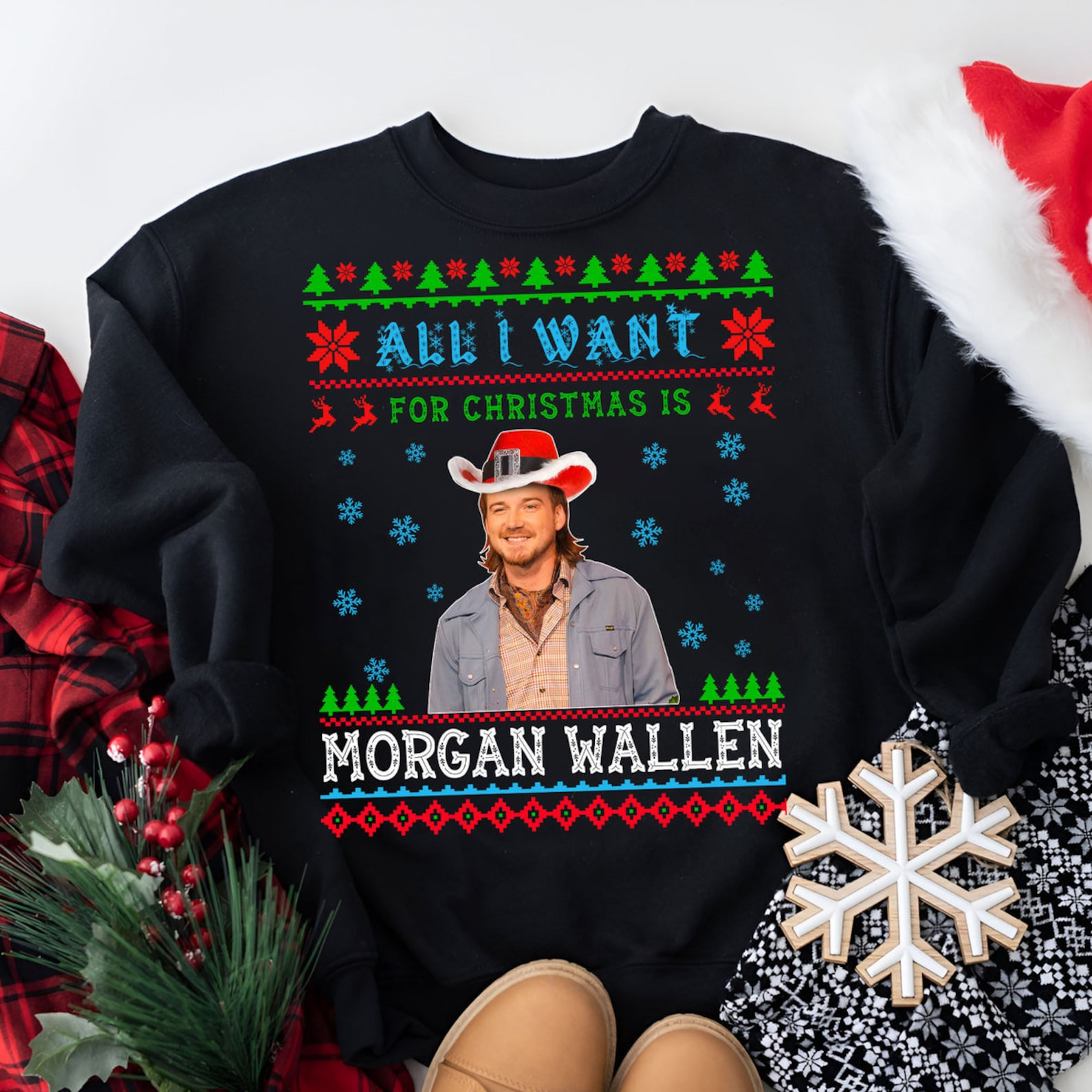 Morgan Wallen Christmas Shirt, Morgan Wallen Christmas Sweatshirt, Ugly Christmas Sweater Shirt, Wallen Christmas, All I Want for Christmas Morgan Wallen Christmas Shirt, Morgan Wallen Christmas Sweatshirt, Ugly Christmas Sweater Shirt, Wallen Christmas, All I Want for Christmas